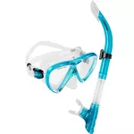 Cressi Ikarus + X-Hale Set | Clear/ Aquamarine